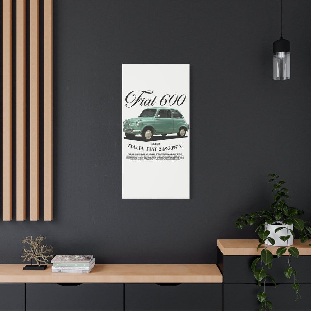 Fiat 600 Canvas Print