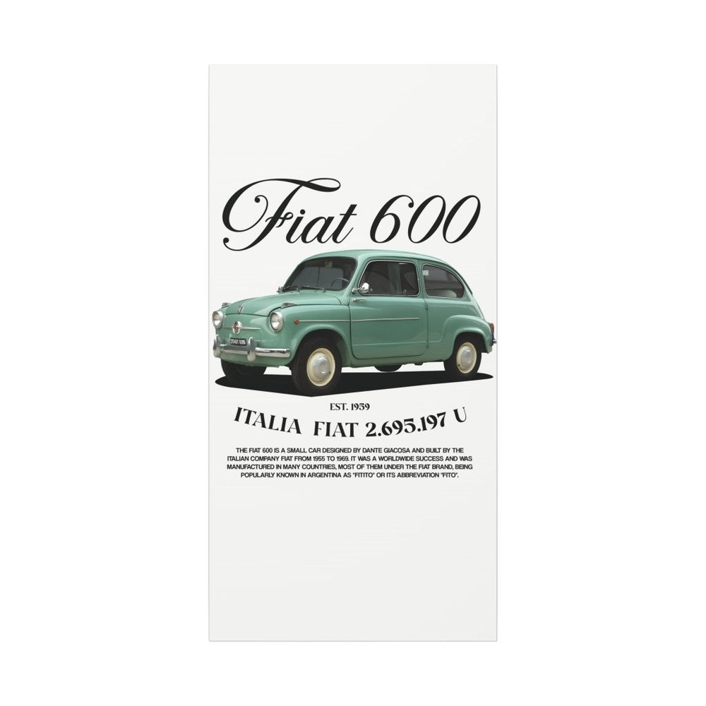 Fiat 600 Canvas Print
