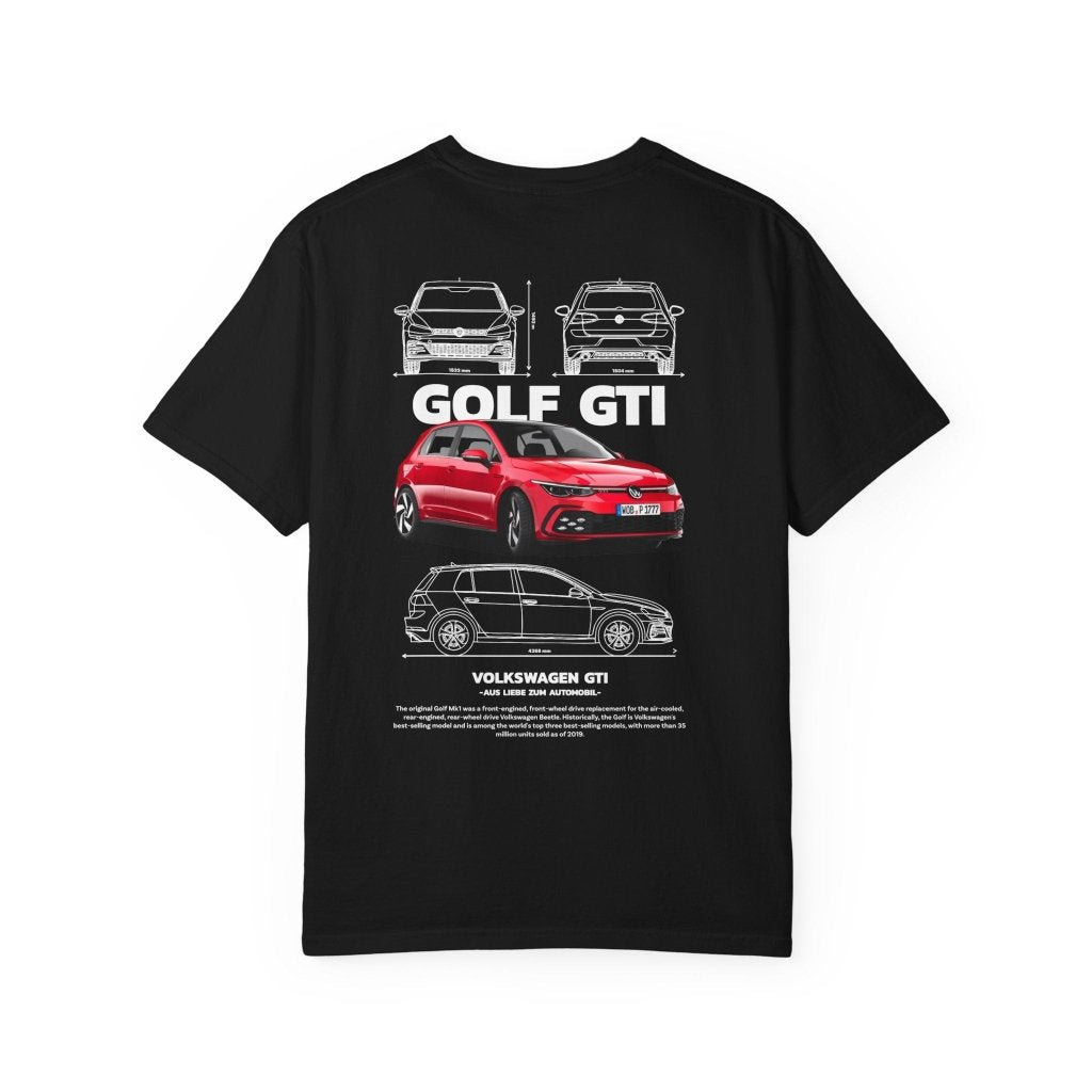 VW Golf GTI T-Shirt — Hot Hatch Streetwear Shirt Geschenk Golf Fan REVØRA