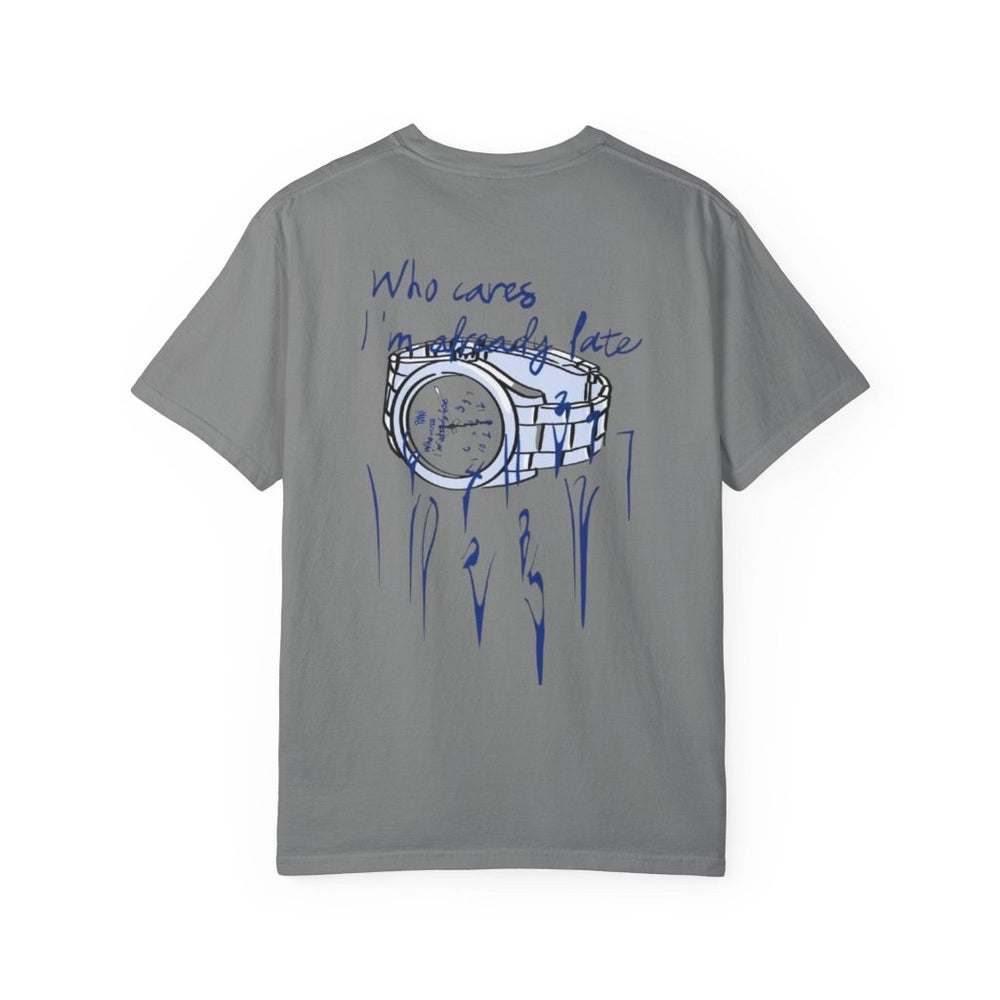 Who Cares I'm Probably Late T-Shirt — Azur Club | REVØRA