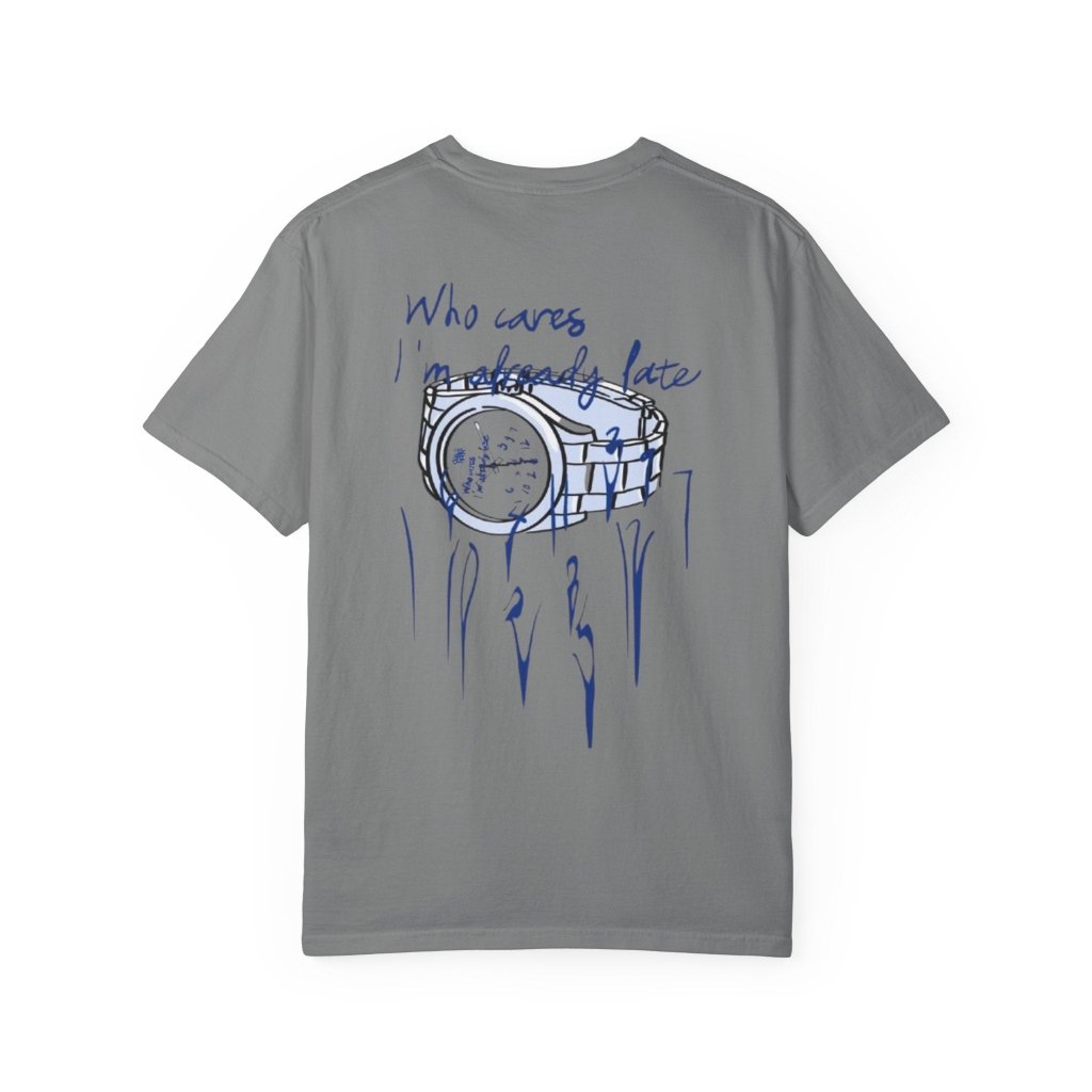 Who Cares I'm Probably Late T-Shirt — Azur Club | REVØRA - Revøra™