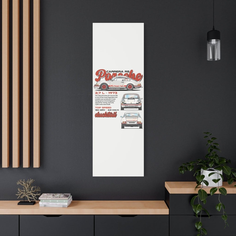 Porsche 911 Carrera RS Canvas Print — Wandbild Man Cave | REVØRA