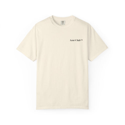 Vorderansicht: Oversized T-Shirt „Cin Cin“ mit kleinem REVØRA-Brustlogo