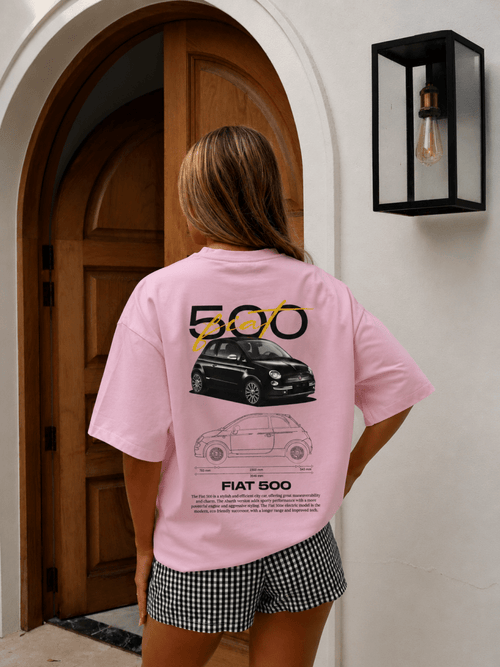 Fiat 500 T-Shirt — La Dolce Vita Car Streetwear | REVØRA - Revøra™