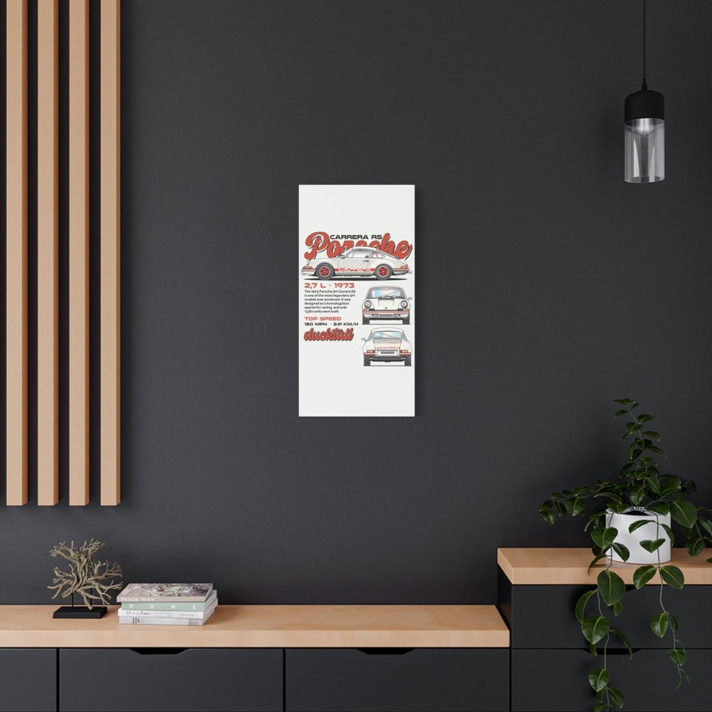 Porsche 911 Carrera RS Canvas Print — Wandbild Man Cave | REVØRA