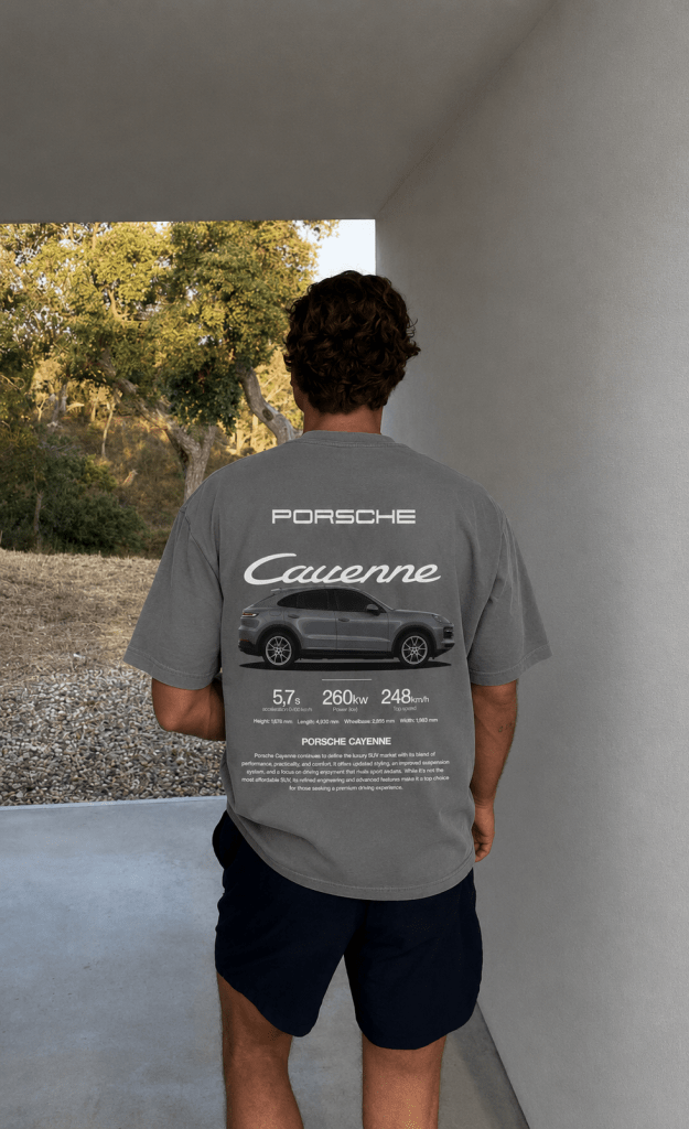 Porsche Cayenne T-Shirt — Luxury SUV Car Streetwear | REVØRA - Revøra™