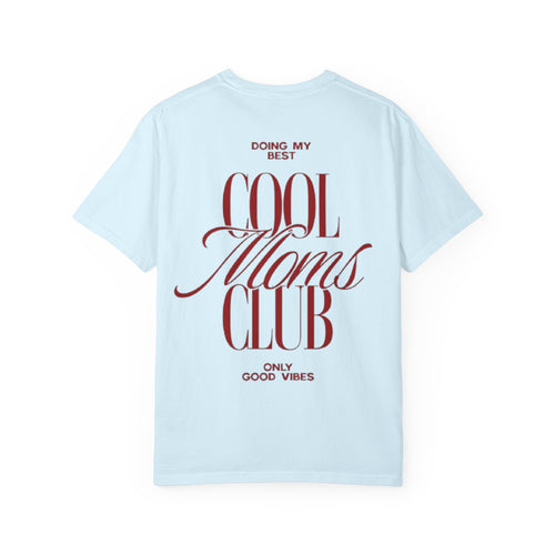Rückansicht: Oversized T-Shirt mit großflächigem Print „Cool Moms Club“ von REVØRA