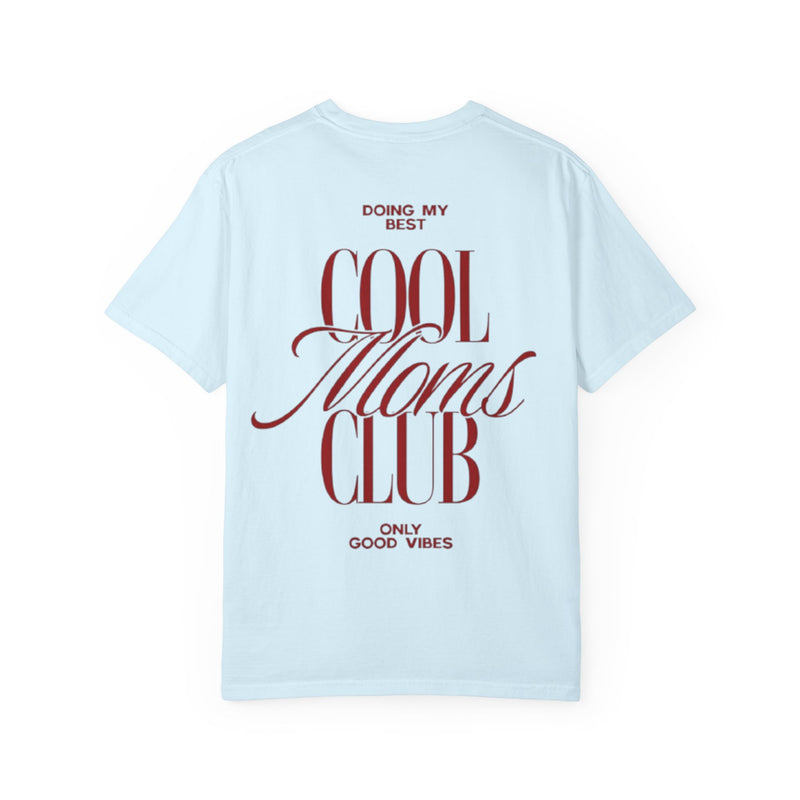 Rückansicht: Oversized T-Shirt mit großflächigem Print „Cool Moms Club“ von REVØRA
