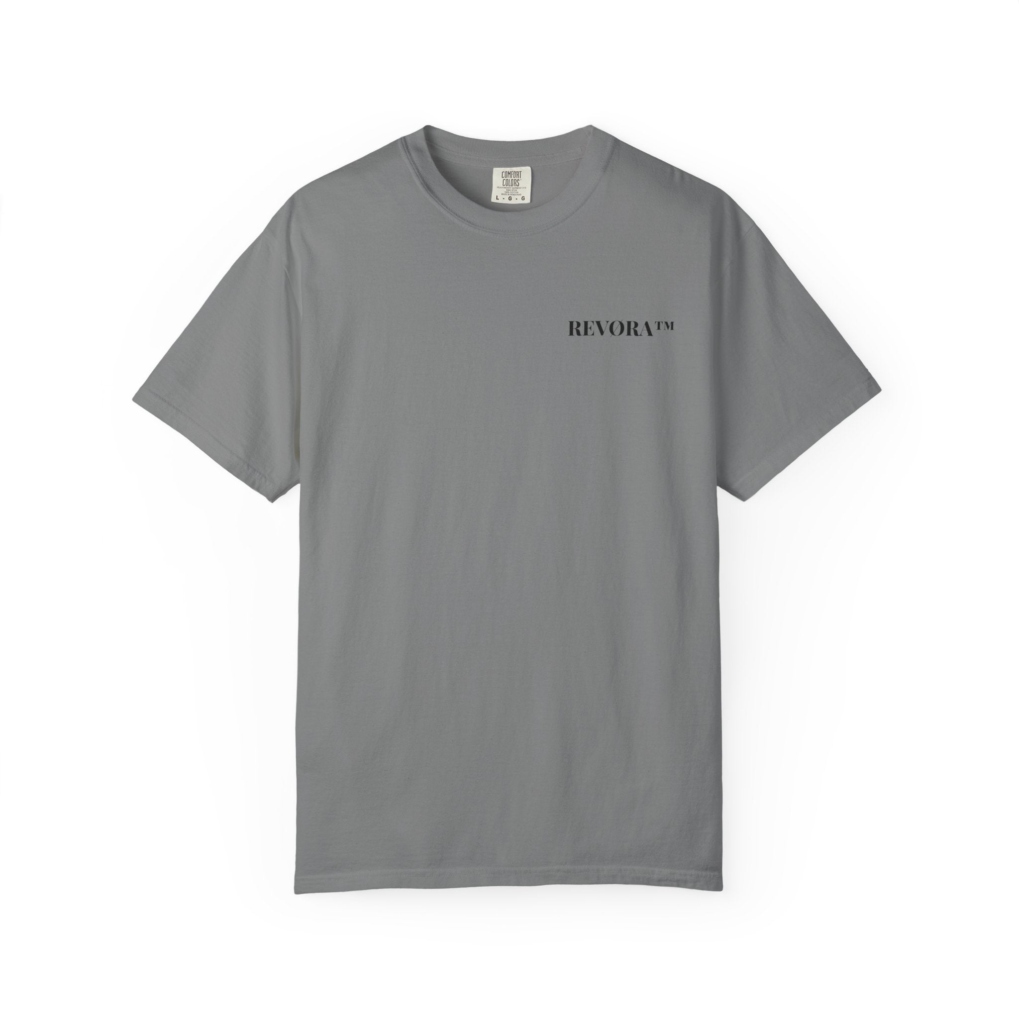 Vorderansicht: Oversized T-Shirt „Roma“ mit kleinem REVØRA-Brustlogo