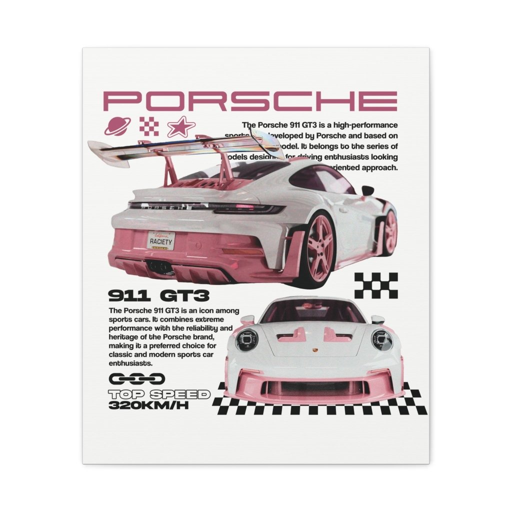 9ELEVEN GT3 Canvas Print - Revøra™