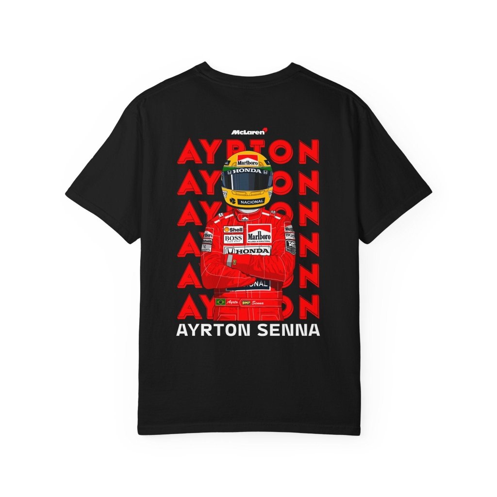 Ayrton Senna Tribute T-Shirt — F1 Legend Streetwear | REVØRA - Revøra™