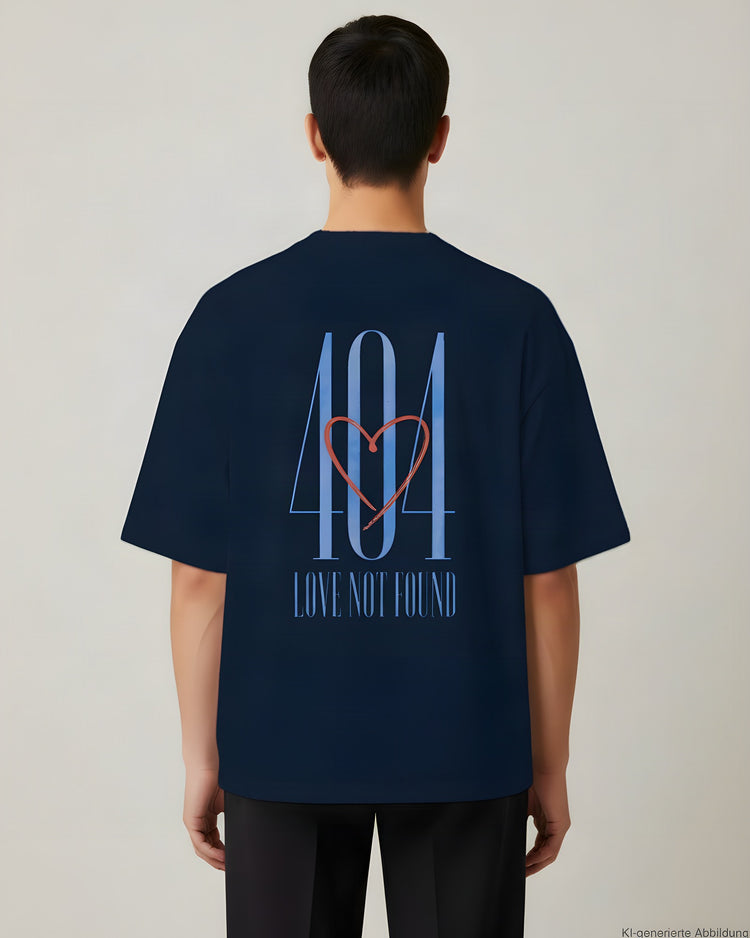 404 Love Not Found Oversized T-Shirt