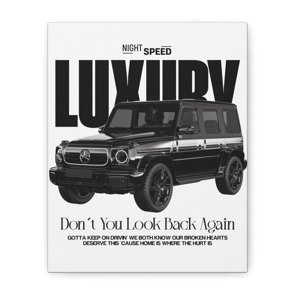 Mercedes G-Wagen Canvas Print Wandbild — Luxury SUV Druck Garage Man Cave Geschenk REVØRA