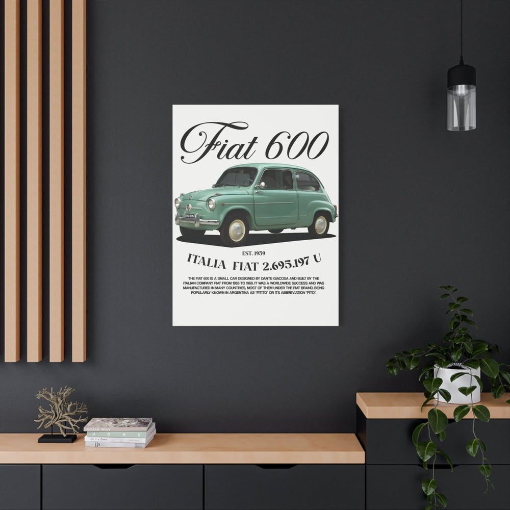 Fiat 600 Canvas Print
