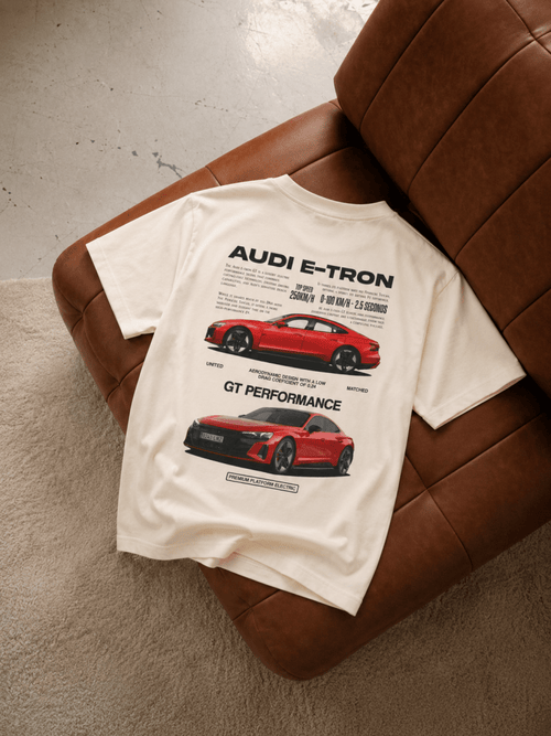 Audi E - Tron GT T-Shirt — Elektro Supercar Streetwear | REVØRA - Revøra™