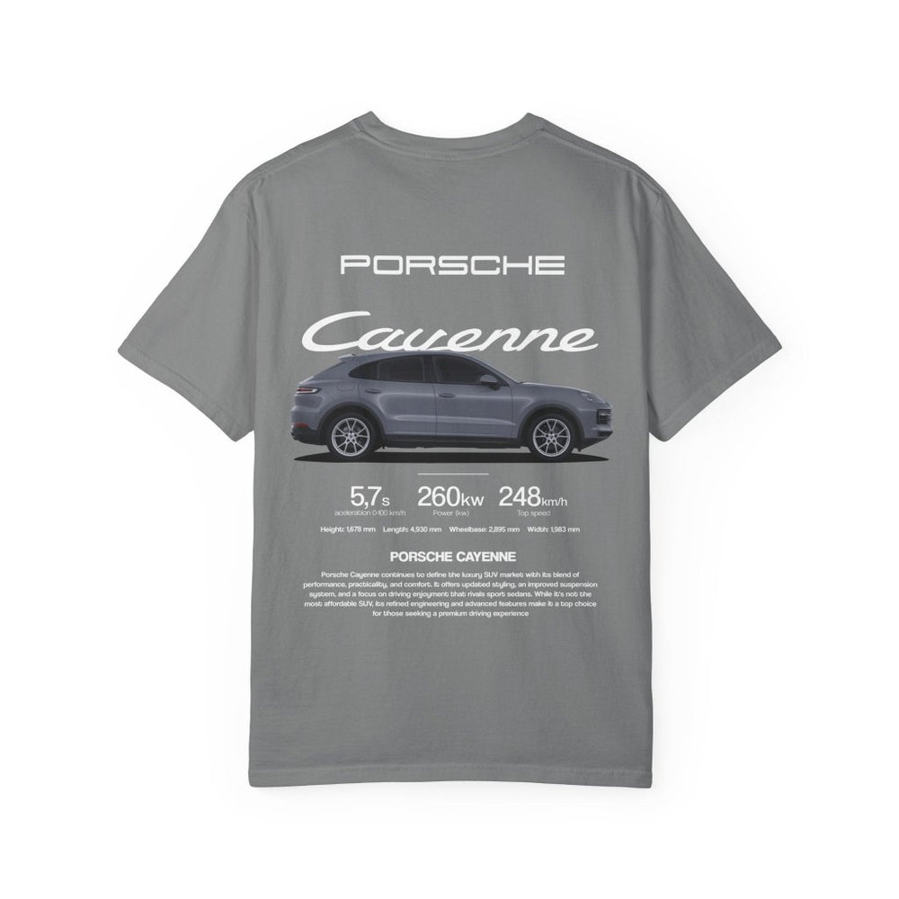 Porsche Cayenne T-Shirt — Luxury SUV Car Streetwear | REVØRA