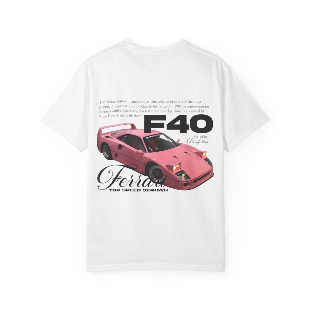 Ferrari F40 T-Shirt — Hypercar Car Streetwear | REVØRA