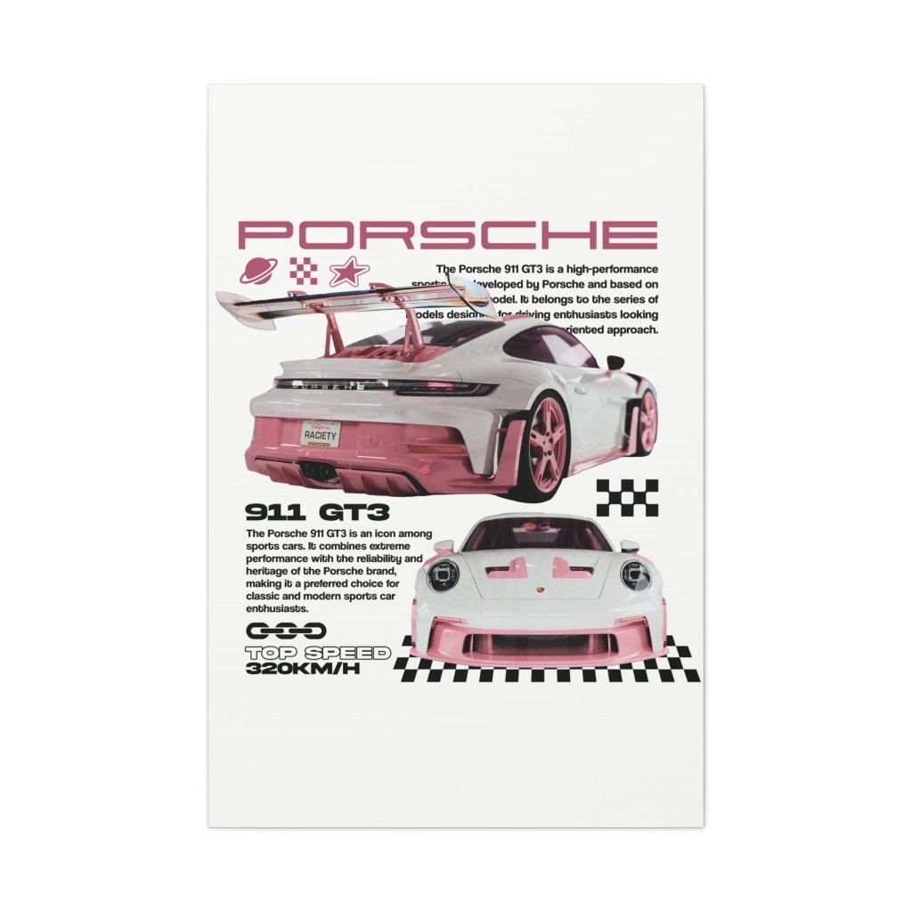 9ELEVEN GT3 Canvas Print - Revøra™