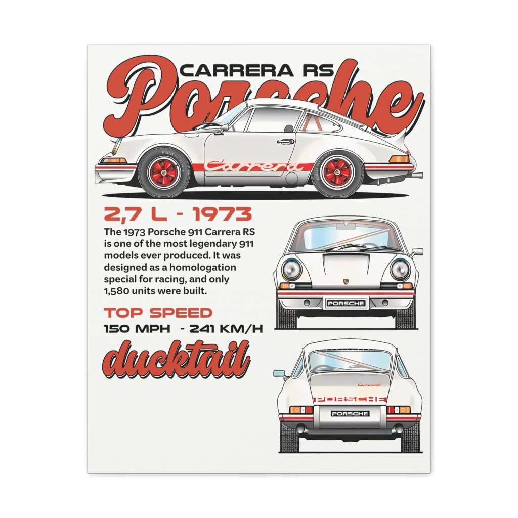 Carrera RS Canvas Print - Revøra™
