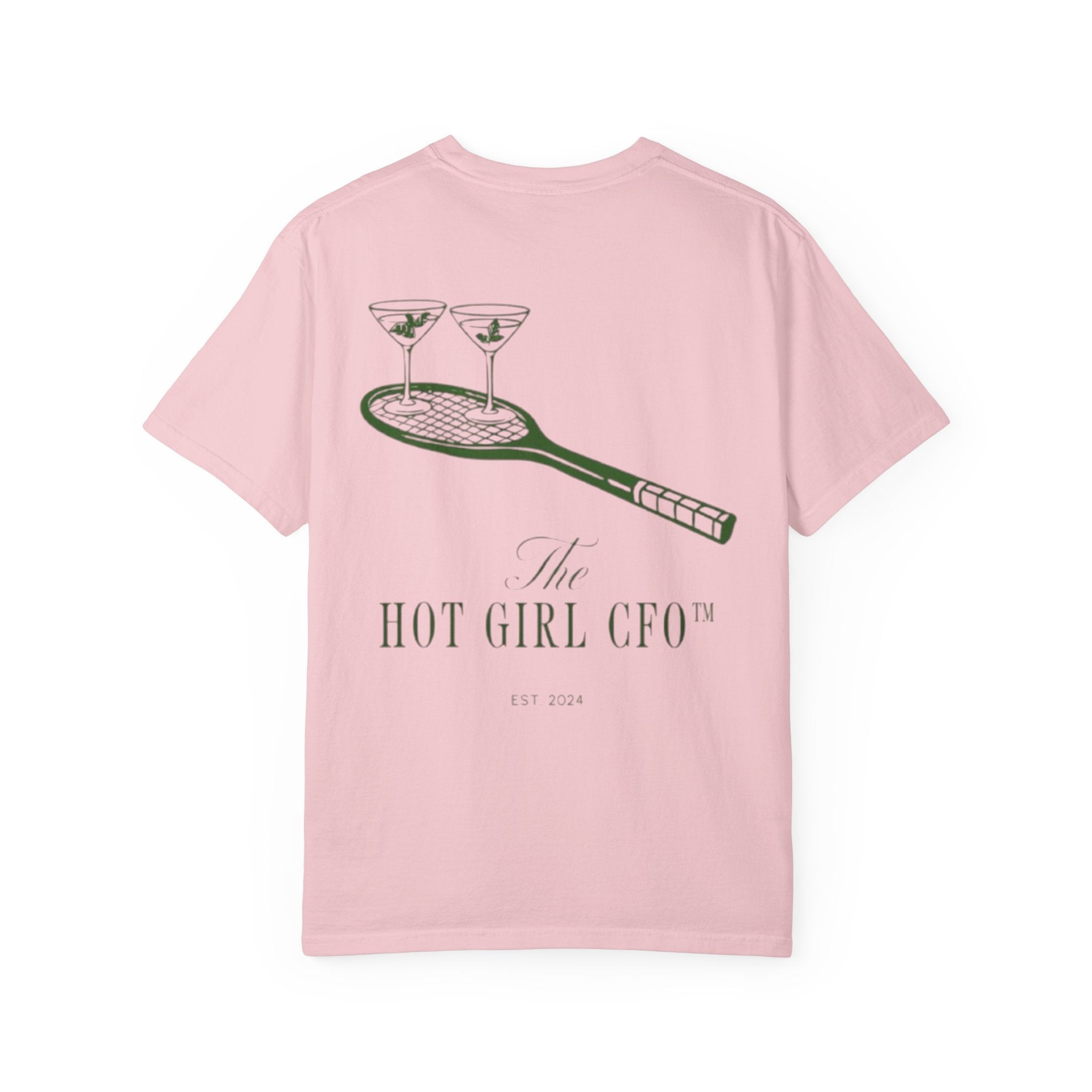 Rückansicht: Oversized T-Shirt mit großflächigem Print „CFO Club“ von REVØRA