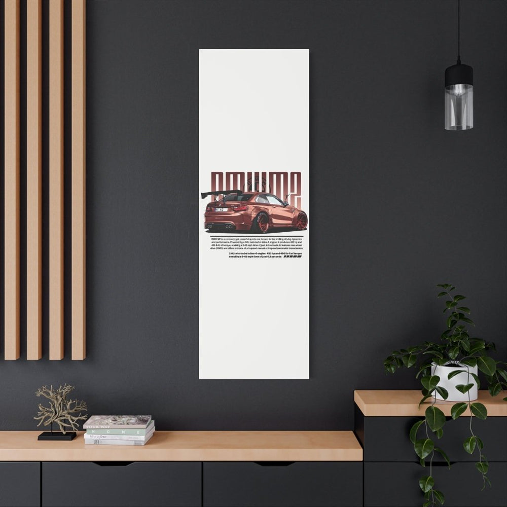 BMW M2 Canvas Print — Wandbild Man Cave | REVØRA