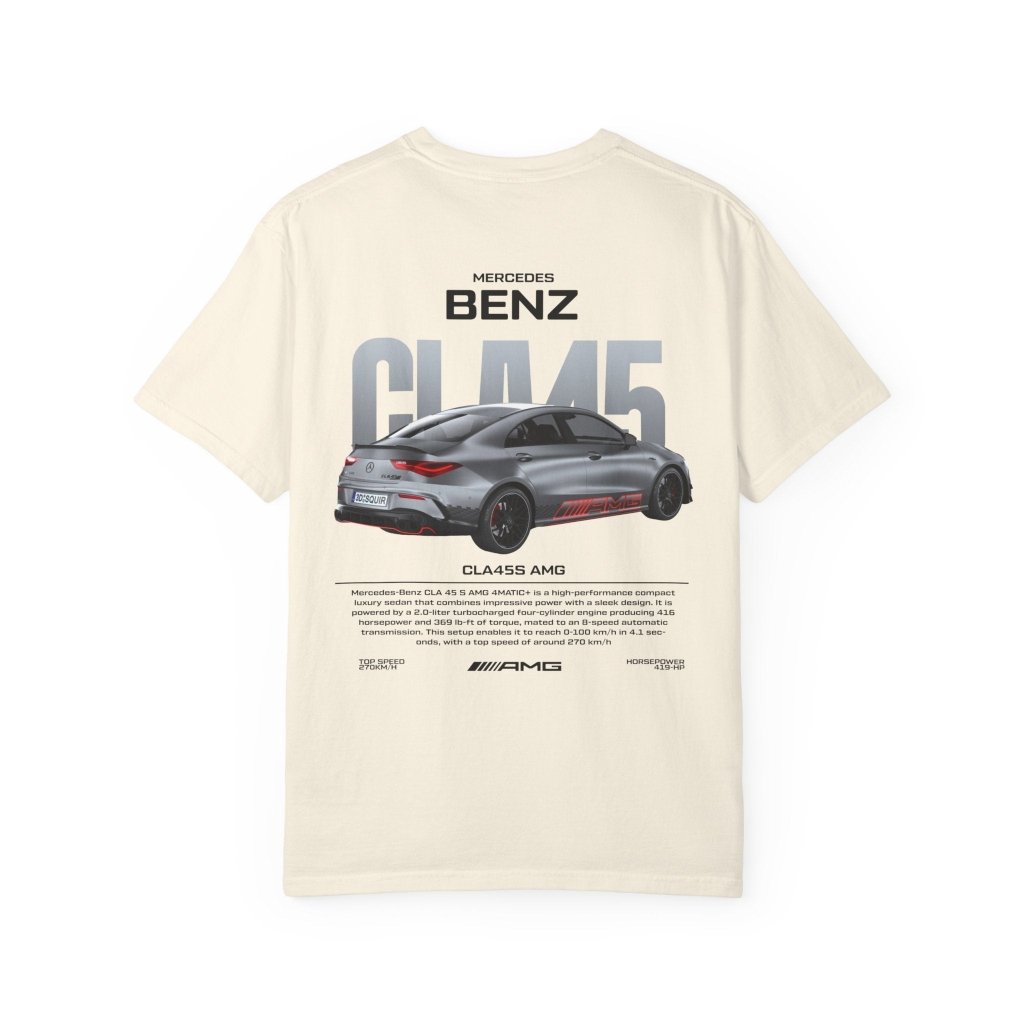 Mercedes CLA 45 AMG T-Shirt — 421PS Car Streetwear | REVØRA - Revøra™