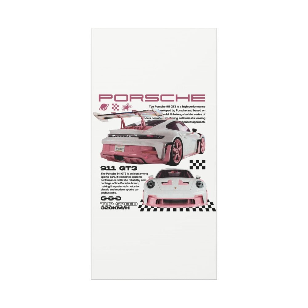 Porsche 911 GT3 Canvas Print — Wandbild Man Cave | REVØRA