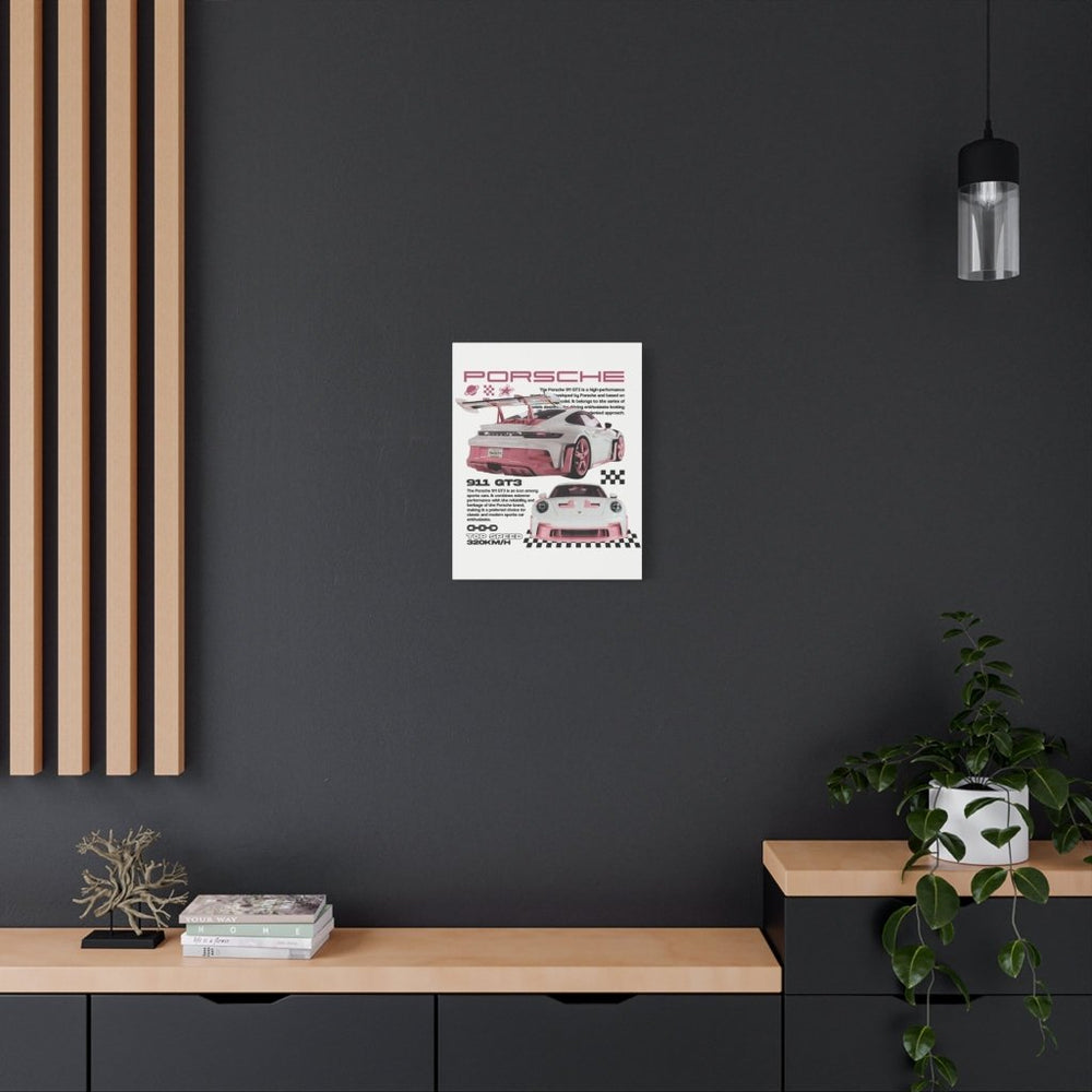 Porsche 911 GT3 Canvas Print — Wandbild Man Cave | REVØRA