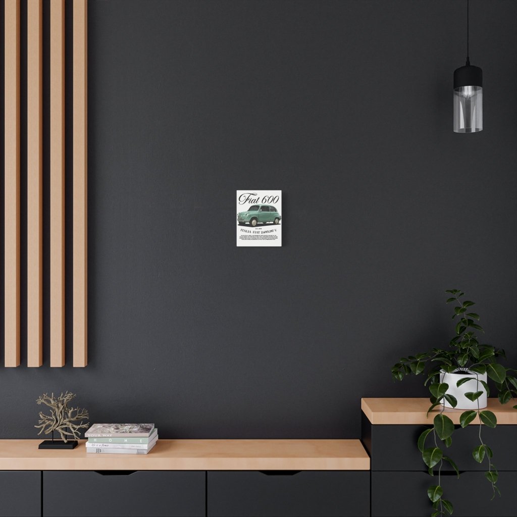 Fiat 600 Canvas Print - Revøra™