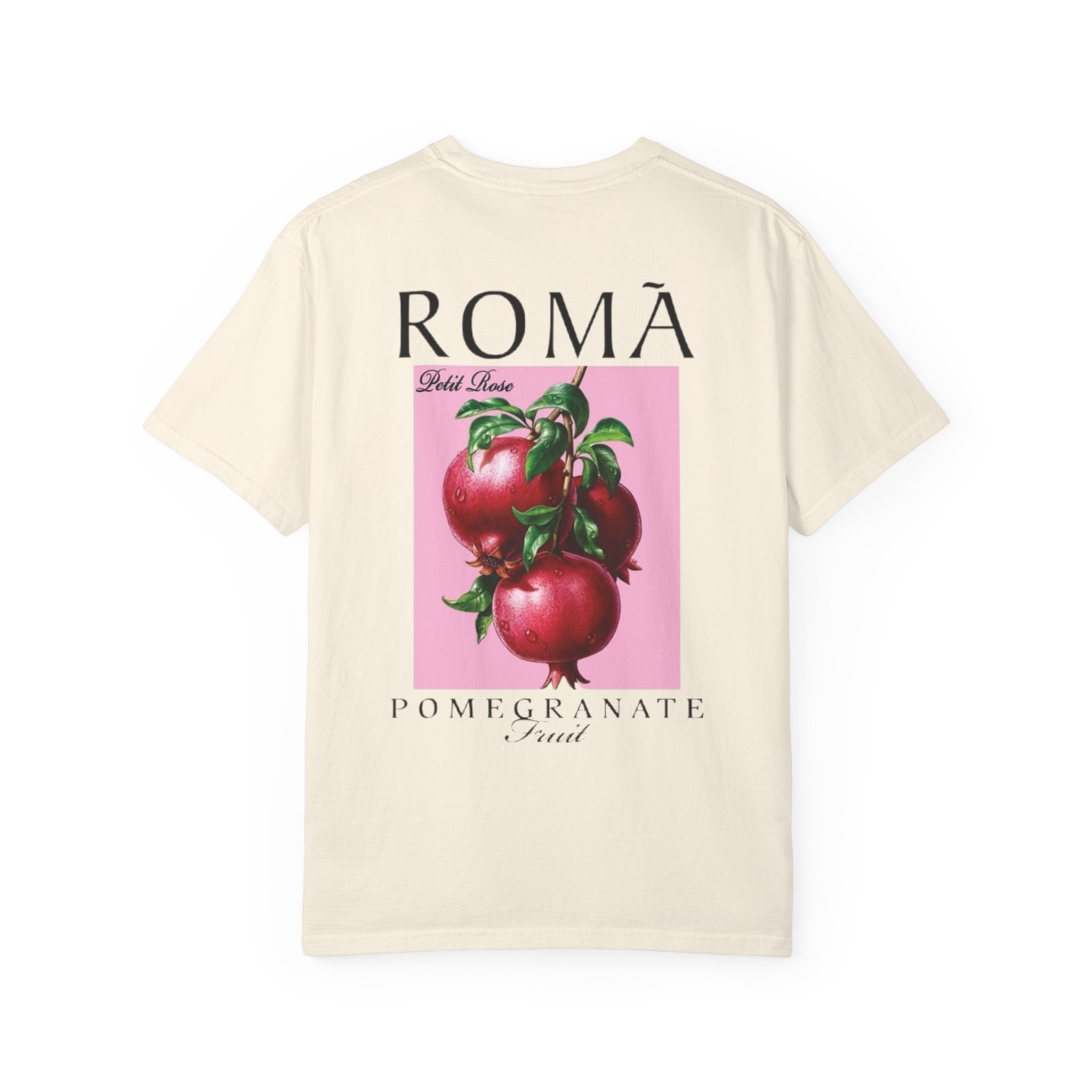Rückansicht: Oversized T-Shirt mit großflächigem Print „Roma“ von REVØRA