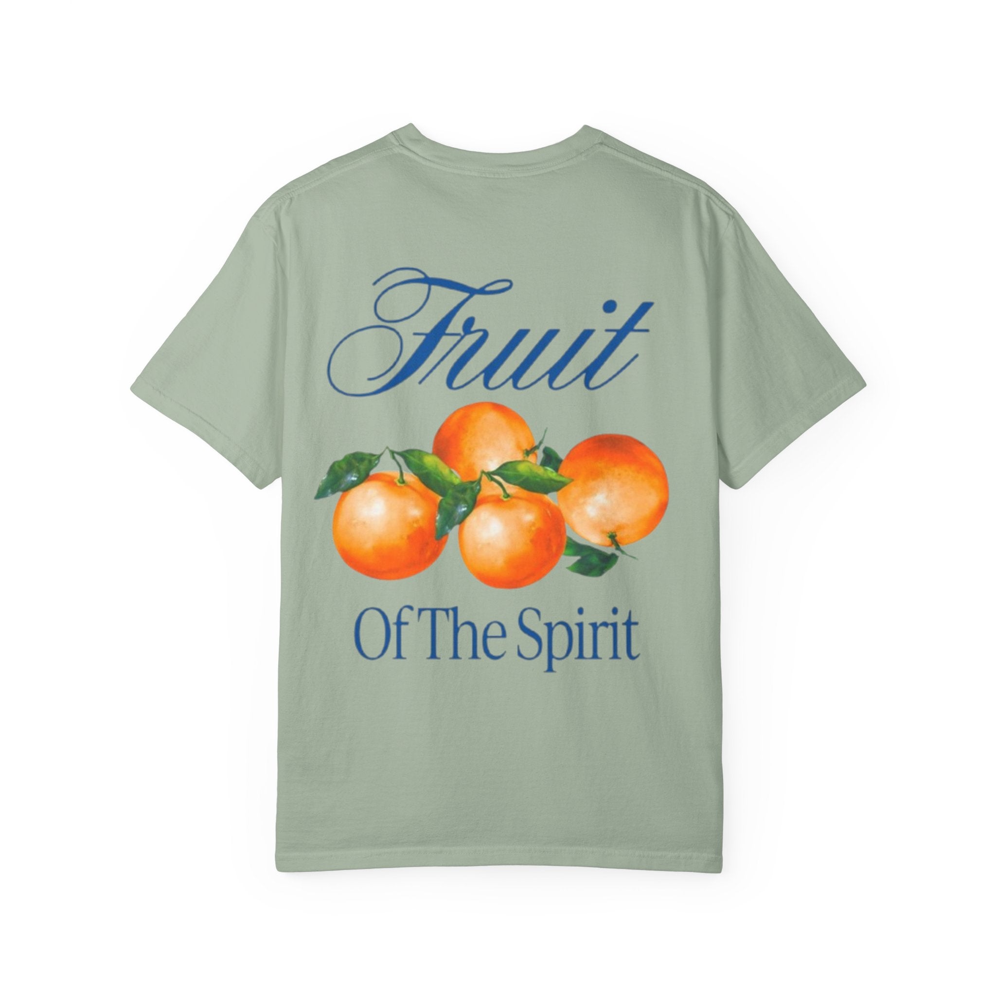 Rückansicht: Oversized T-Shirt mit großflächigem Print „Agrumi“ von REVØRA