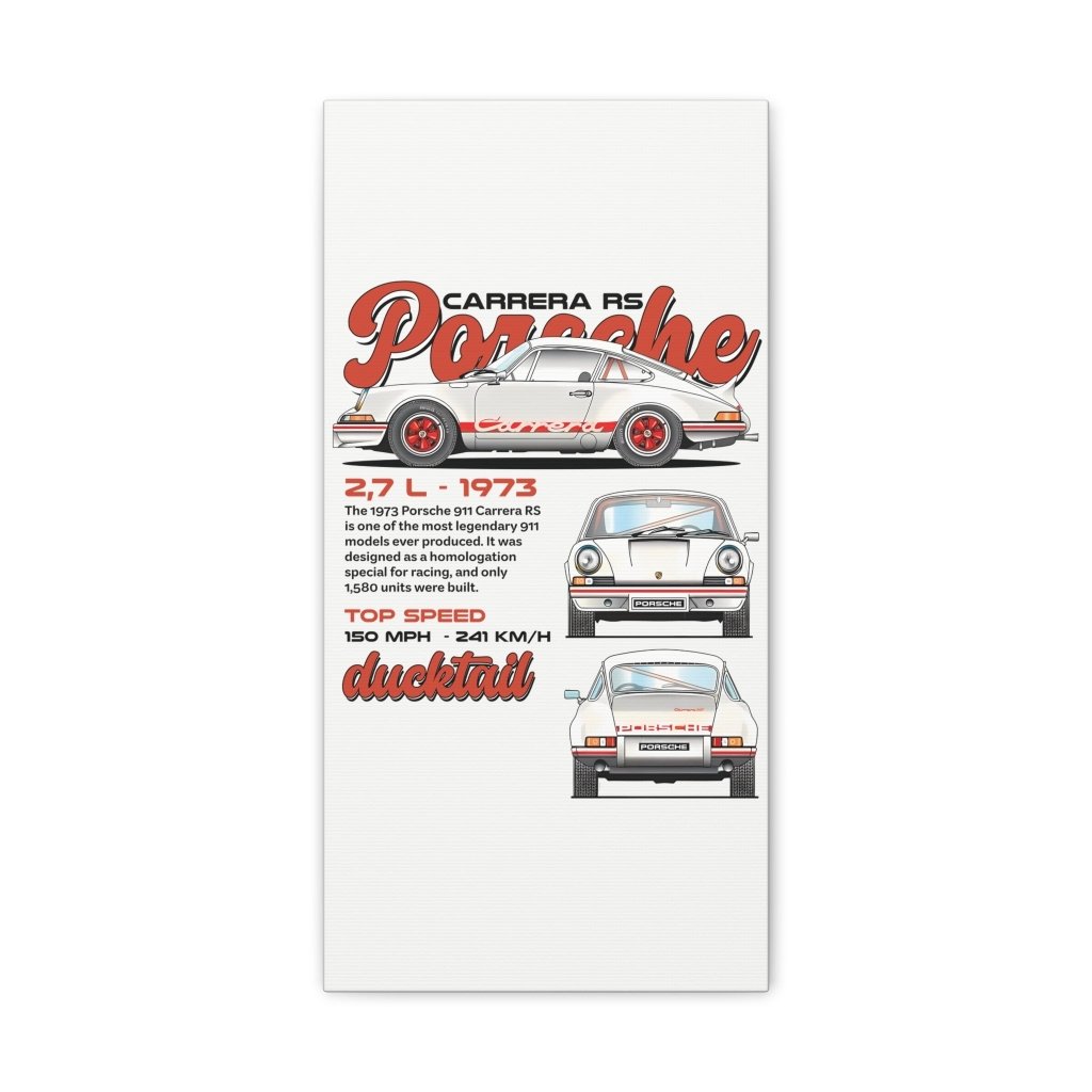 Carrera RS Canvas Print - Revøra™