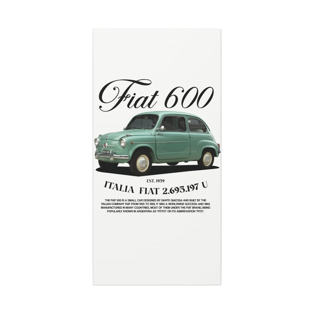 Fiat 600 Canvas Print