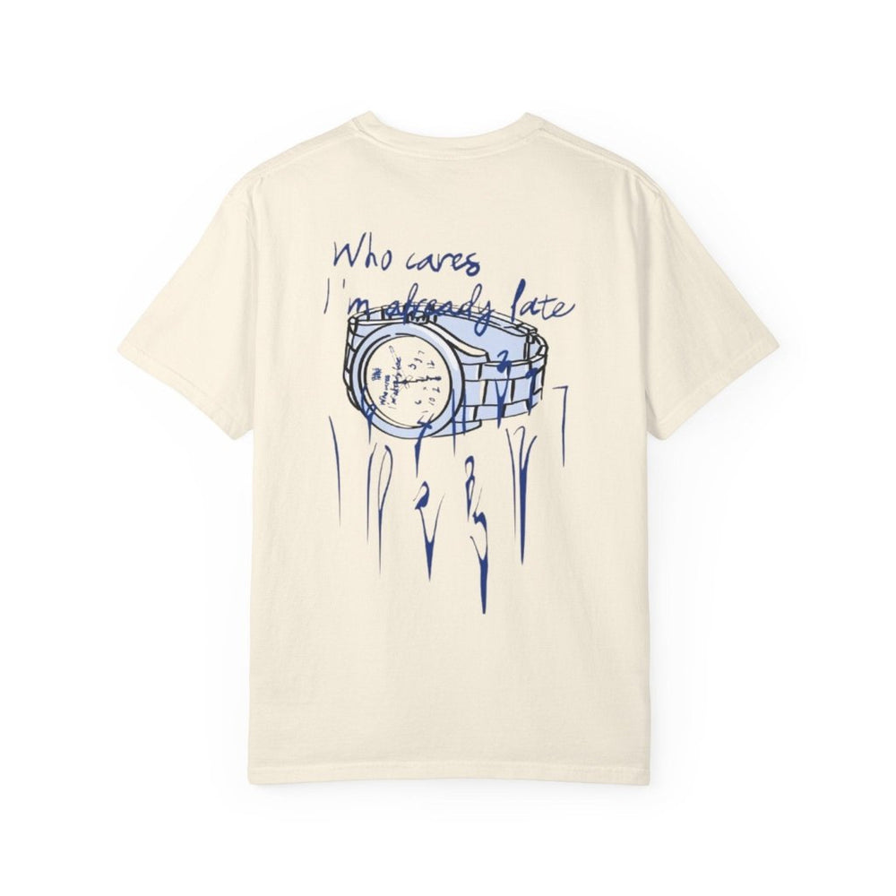 Who Cares I'm Probably Late T-Shirt — Azur Club | REVØRA