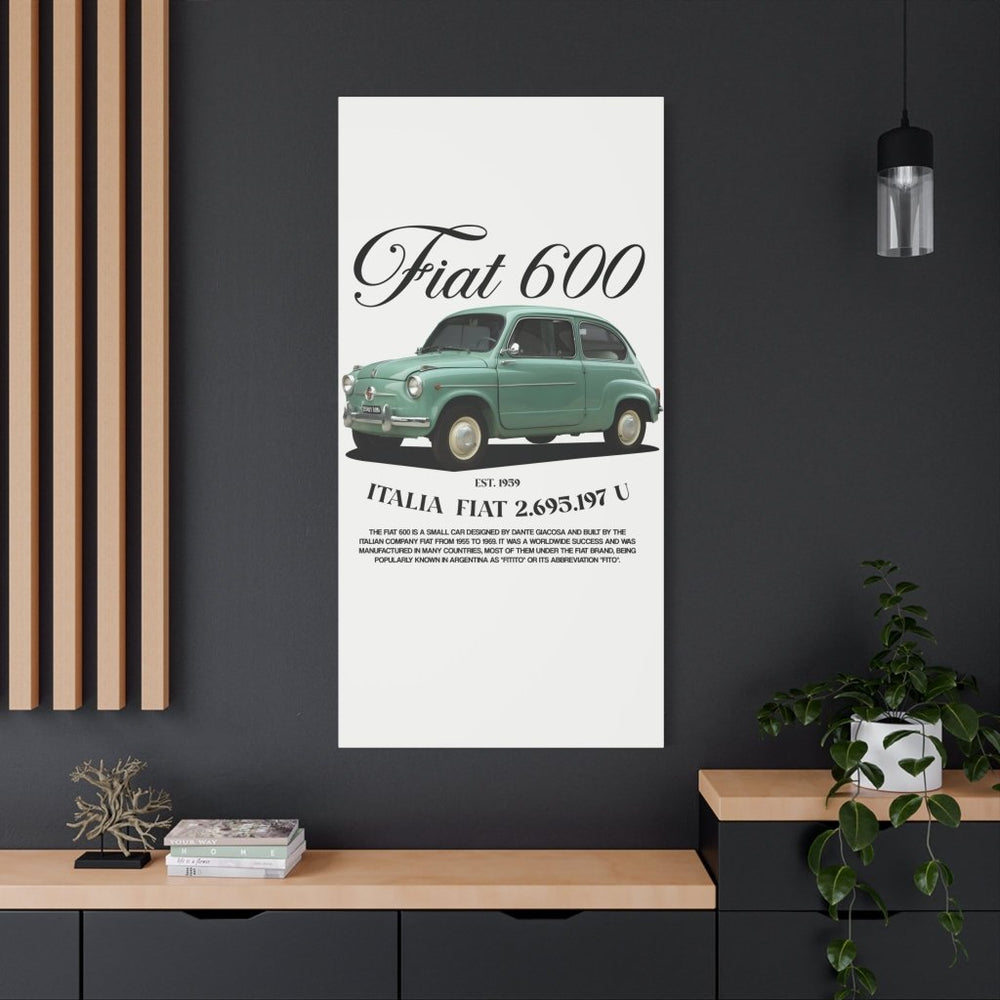 Fiat 600 Canvas Print