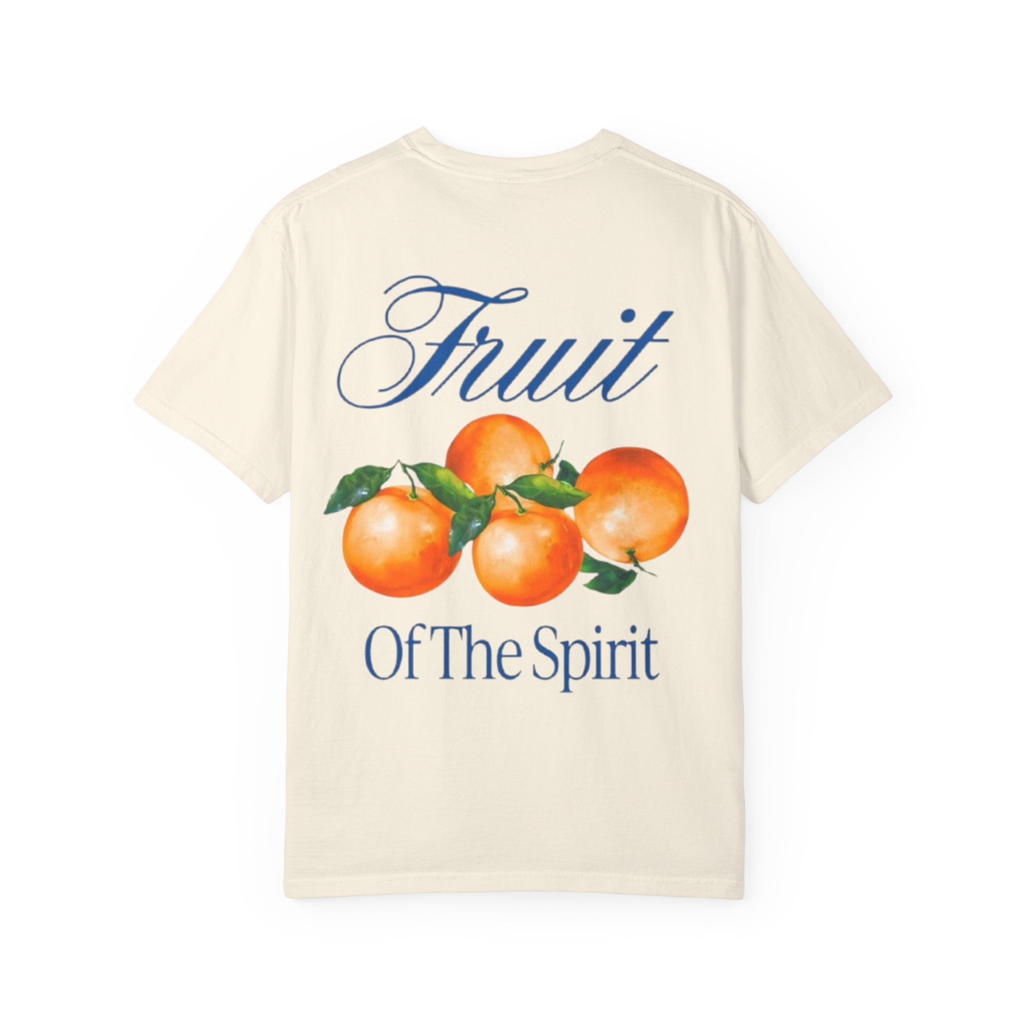 Rückansicht: Oversized T-Shirt mit großflächigem Print „Agrumi“ von REVØRA