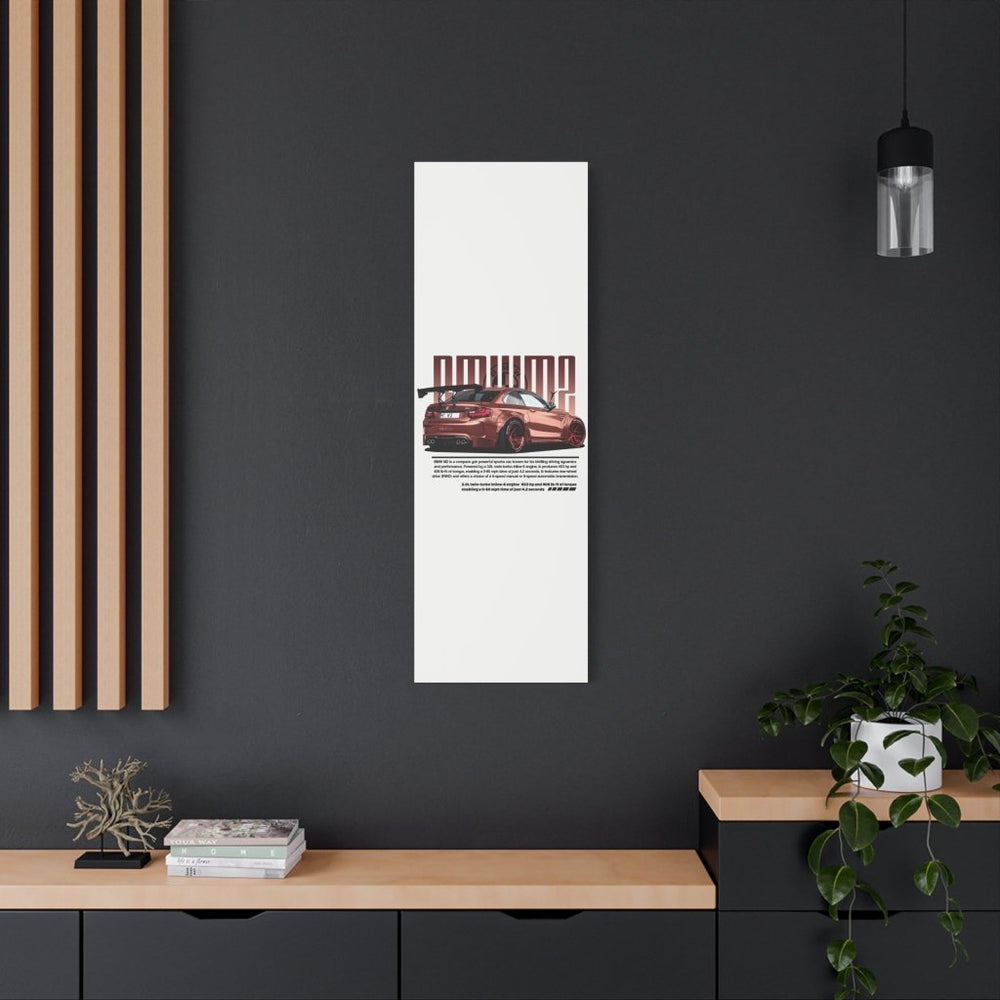 BMW M2 Canvas Print — Wandbild Man Cave | REVØRA