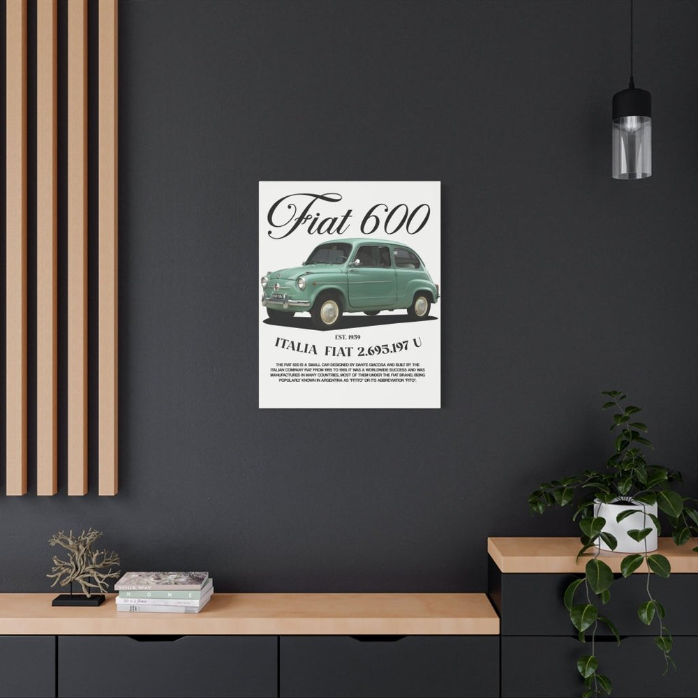Fiat 600 Canvas Print