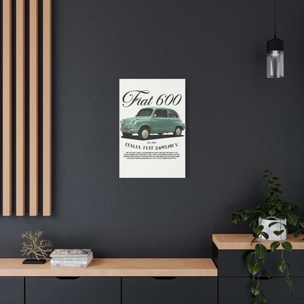 Fiat 600 Canvas Print