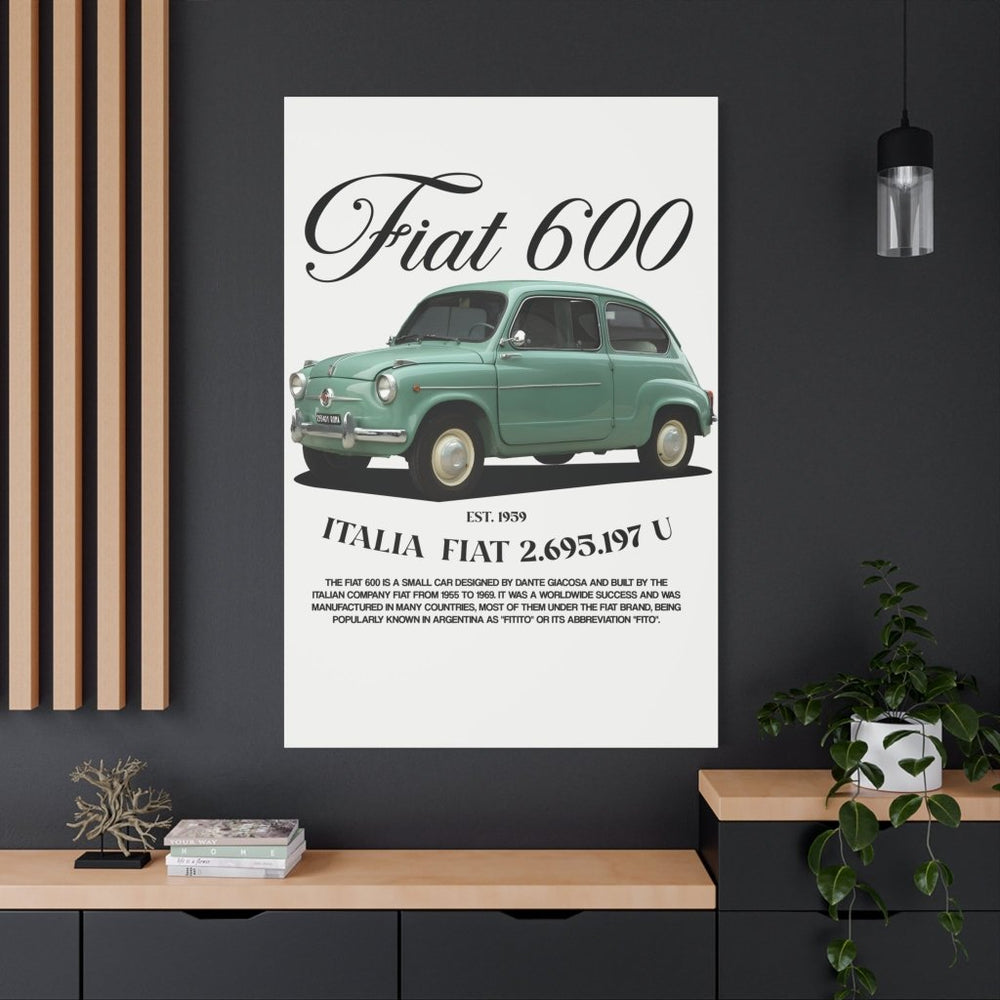 Fiat 600 Canvas Print