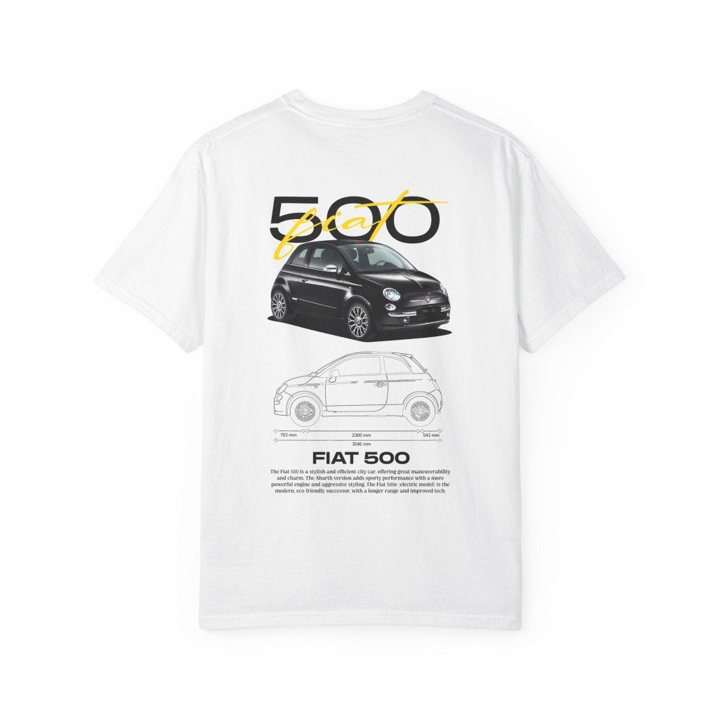 Fiat 500 T-Shirt — La Dolce Vita Car Streetwear | REVØRA - Revøra™
