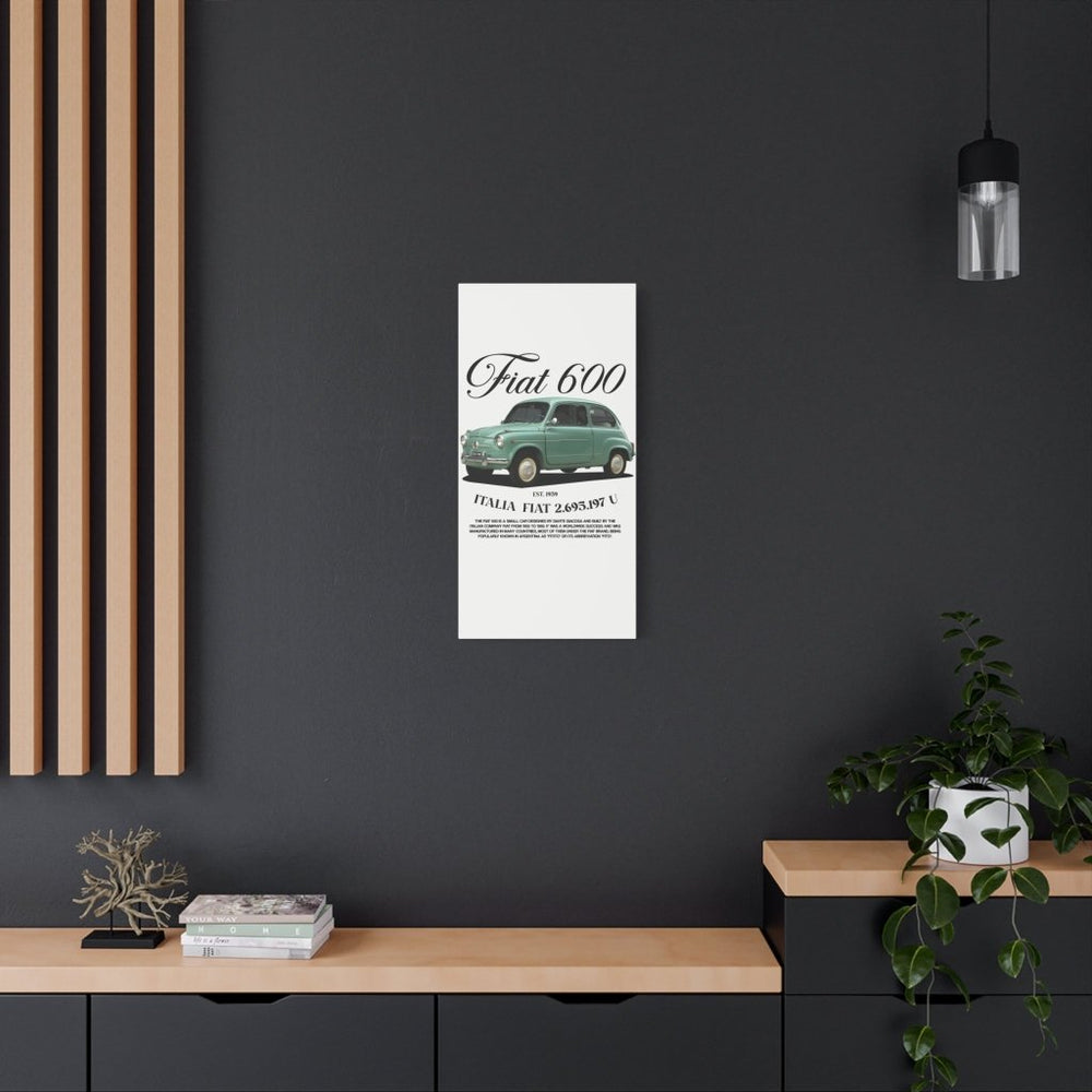 Fiat 600 Canvas Print