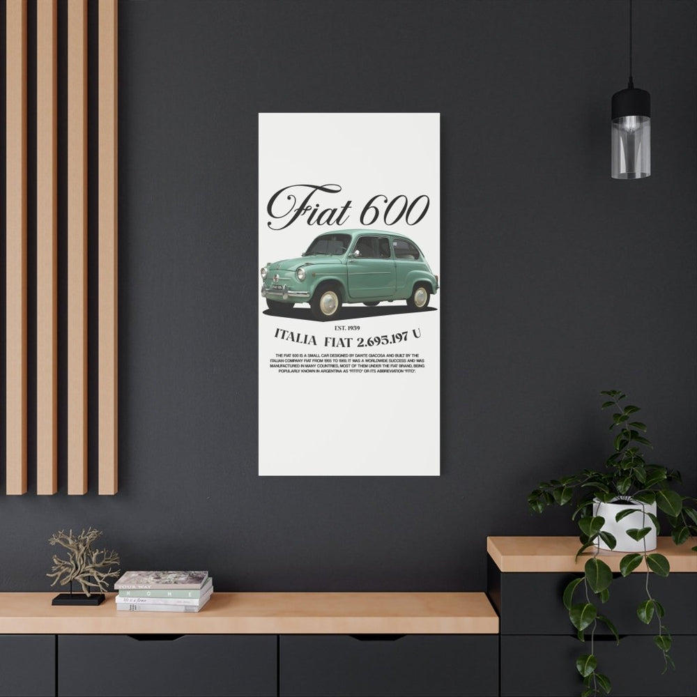 Fiat 600 Canvas Print