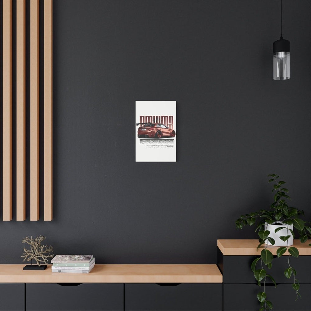 BMW M2 Canvas Print — Wandbild Man Cave | REVØRA