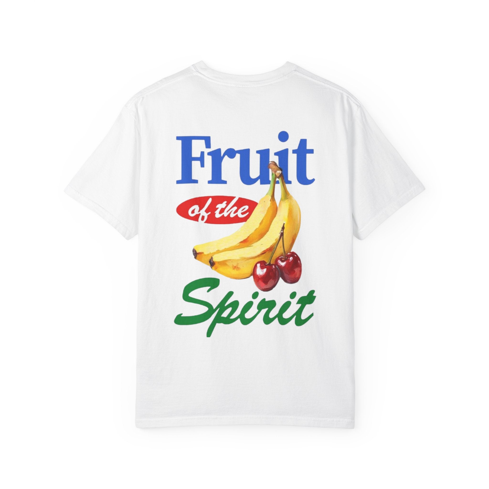 Rückansicht: Oversized T-Shirt mit großflächigem Print „Frutti“ von REVØRA