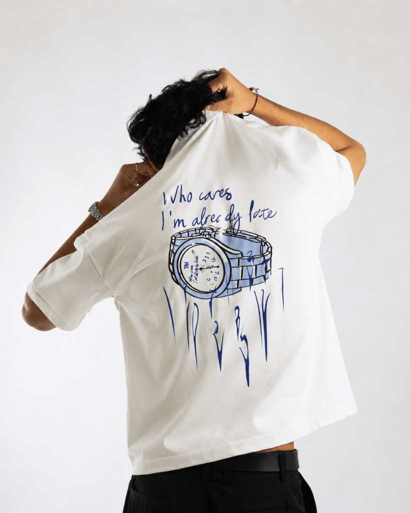 Who Cares I'm Probably Late T-Shirt — Azur Club | REVØRA - Revøra™