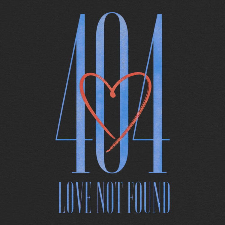 404 Love Not Found Oversized T-Shirt