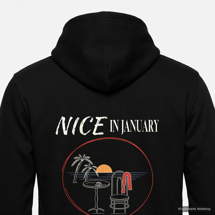 Nice In January Zip-Hoodie