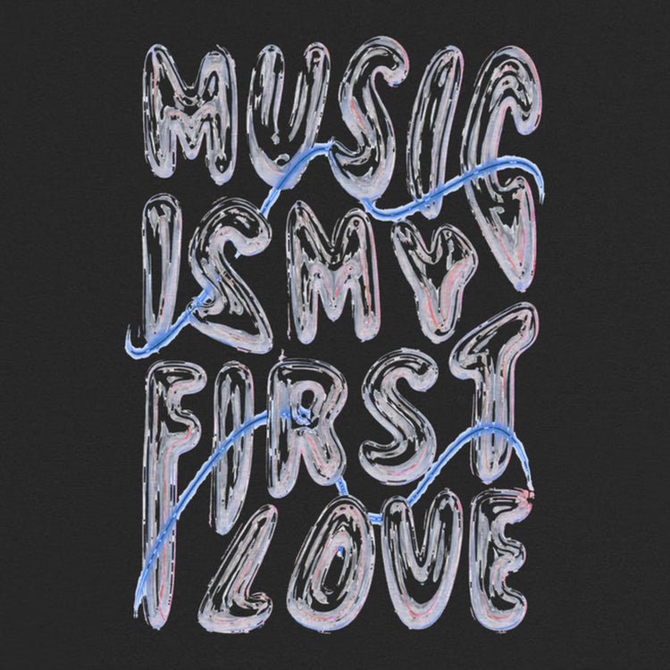Music Is My First Love Oversized T-Shirt