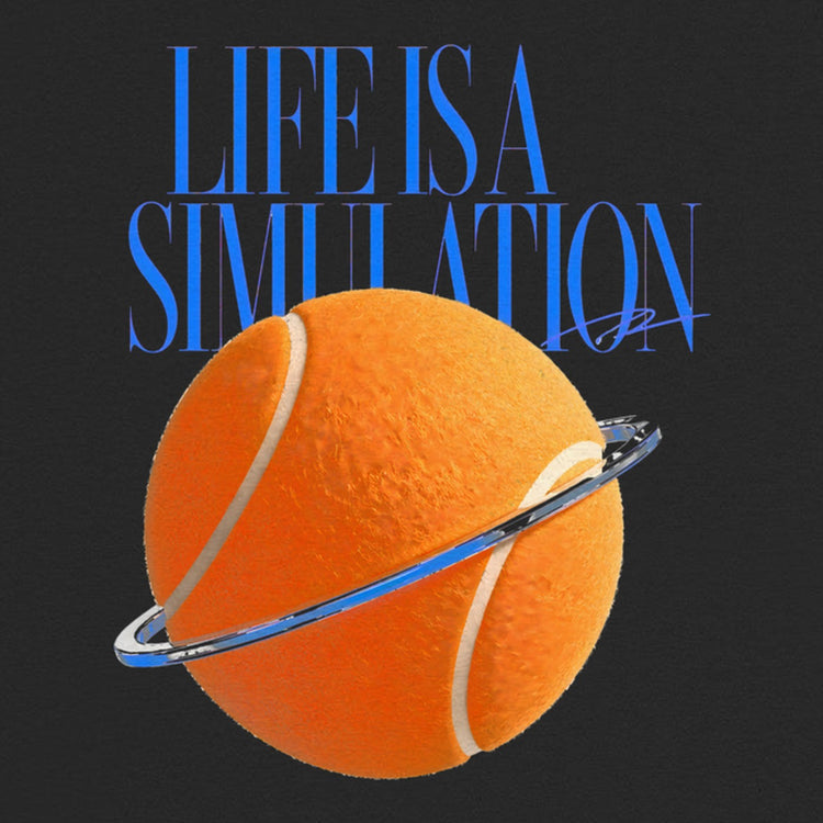 Life Is A Simulation Oversized T-Shirt